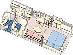 disney cruise oceanview deluxe stateroom category 8