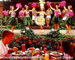 polynesian luau walt disney world resort
