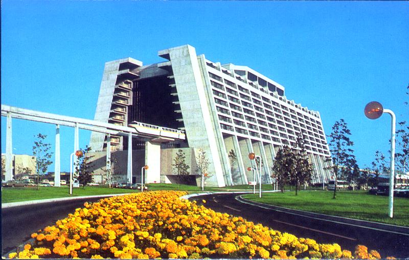 Contemporary hotel  Monorail 