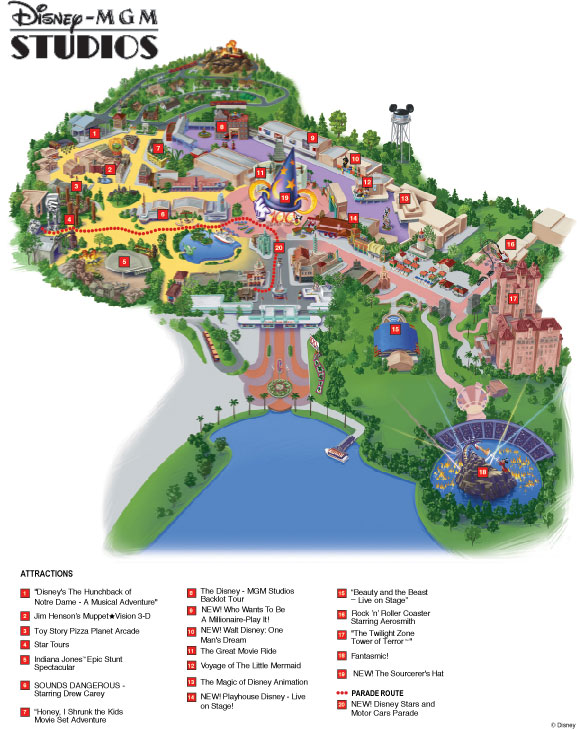 map of disney world orlando