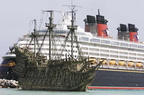 disney cruise pirates of caribbean ship castaway cay